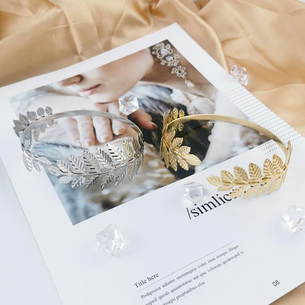 Set Accessori Dea Greca - Corona Alloro, Fascia, Bracciali, Orecchini, Costume Donna Dorato