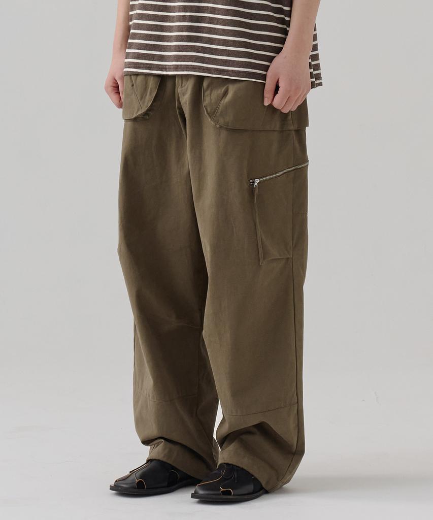 KNOUUN Balloon Pocket Pants (Khaki)