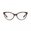 Valentino Eyeglasses Cat Eye Full Rim  Havana Frame And Clear Demo Lenses Lens Va30135196 Brown