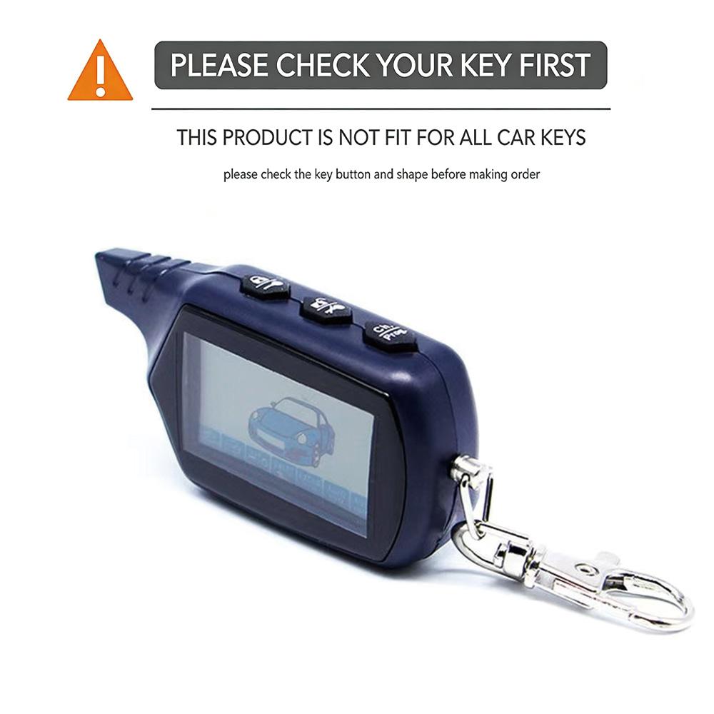 Silicone B9 B6 LCD Body Cover Case 2 Way Car Alarm for Starline B9 B91 B6 B61 A91 A61 V7 Remote Key Chain Accessories Box