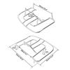 Motorcycle Rear Trunk Top Luggage Rack For Honda Goldwing GL1800 2001-2017 Tourbox Rack