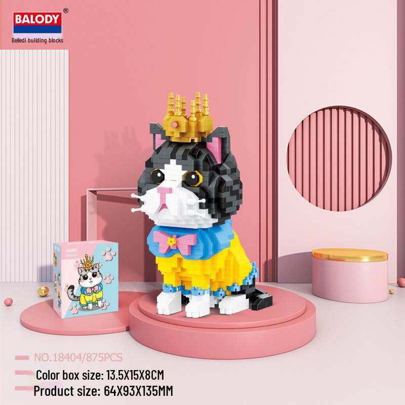 BeleDi Dog Building Blocks Toy: Children's Educational Gift & Cute Dog Model Assembly Set