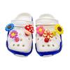 1 Pcs Creative Shoe Charms Slippers Accessories Spring Flower Decorations PVC Buckle for Kids Adult Bracelets Wristban