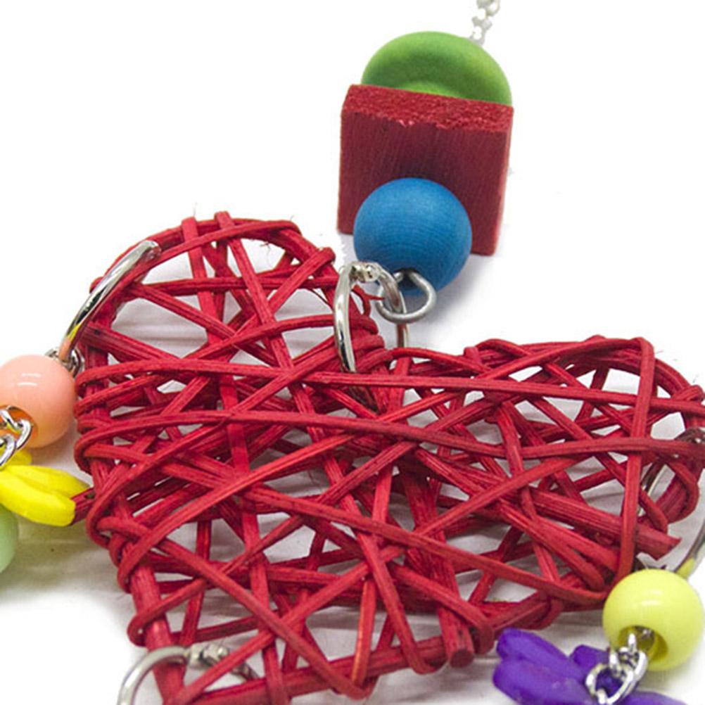 Parrot Pacifier Buy 1pc Parrot Toy Flower Pacifier Funny Hanging Heart Pendant Bite Toy ...