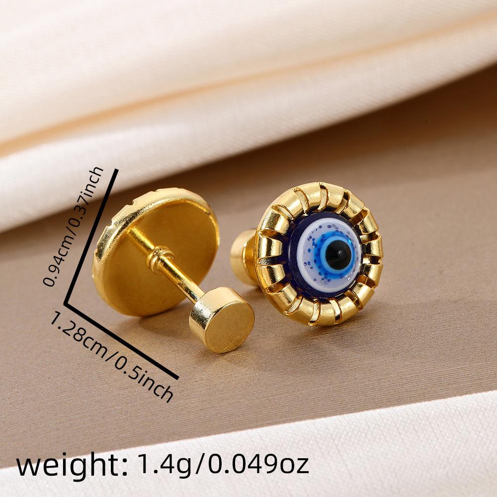 Exquisite Gothic Style Demon Eye Dangle Earrings with Oil Drop Design, Elevate Your Fashion Game Now!
