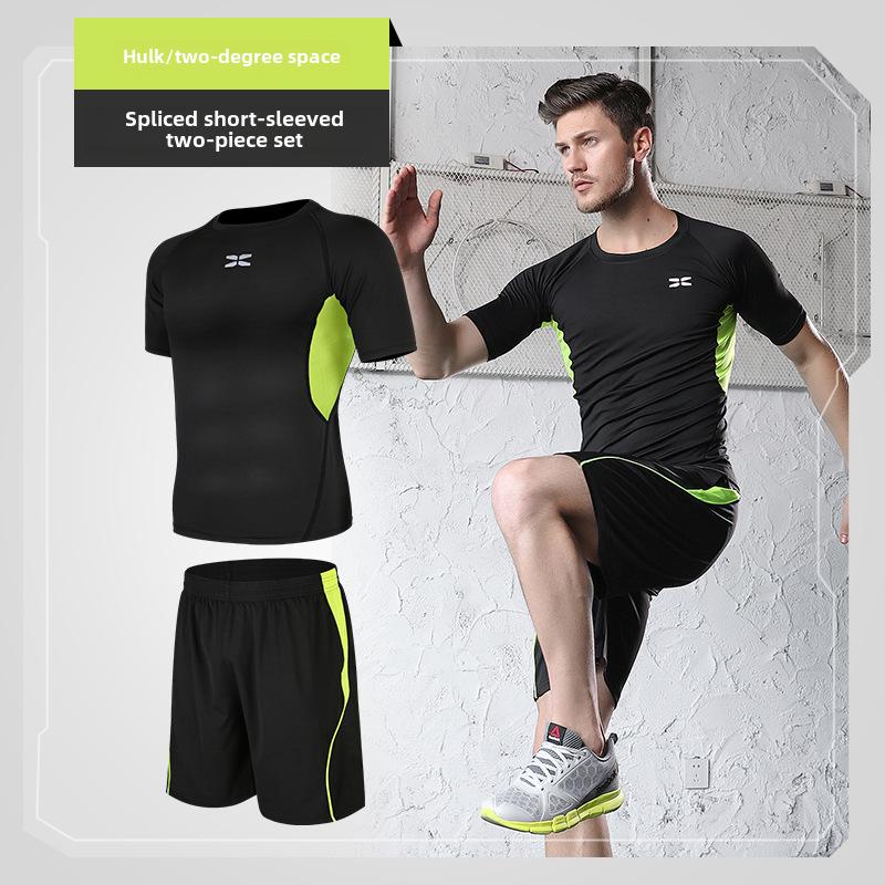 2021 Men's Spring/Summer Fitness Tights & Sports Suit for Running, Gym, & Basketball