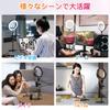 Ring Light with Desktop Adjustable 3 Color 10 Dimming 1500 USB for Video and Perfect for and Online 8-inch Stand, Height, Modes, Levels, Lumens,