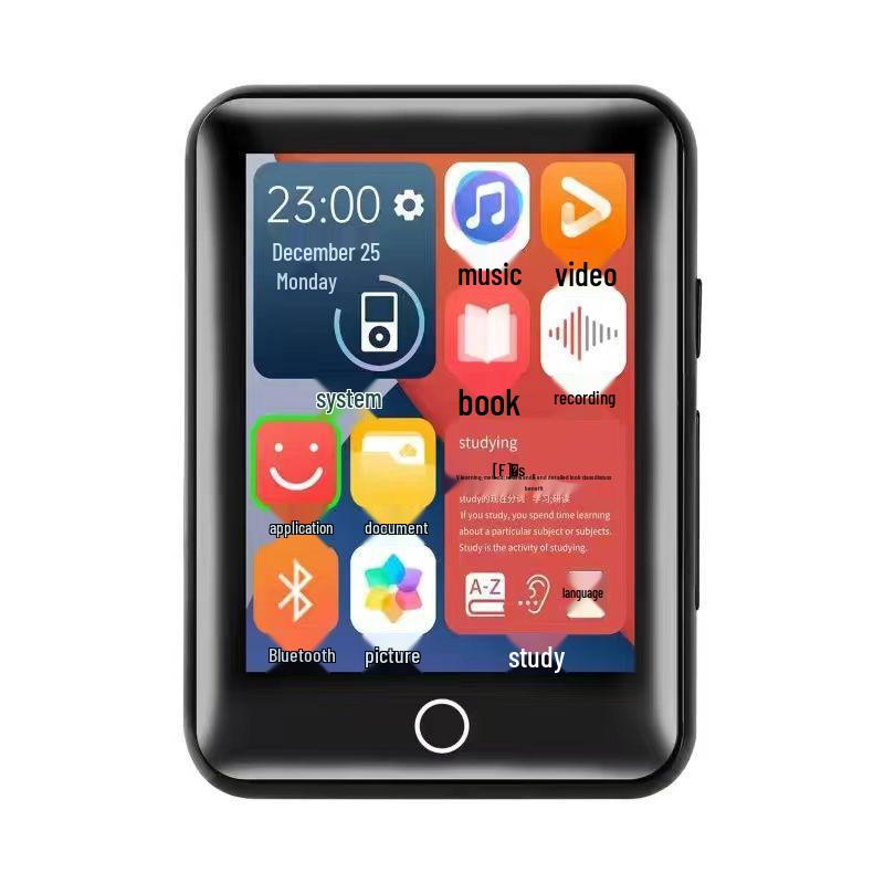 

Студенческий MP4/MP3-плеер: Сенсорный экран для старшеклассников - Читайте романы, Совместим с Bluetooth, Слушайте музыку 128GB [Songs & Novels]