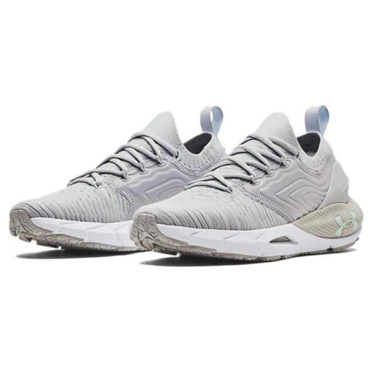Under Armour HOVR Phantom 2 Fabric Round Toe Lace-Up Sports Low-Top Lifestyle Shoes Women sneaker Gray 3024155-112