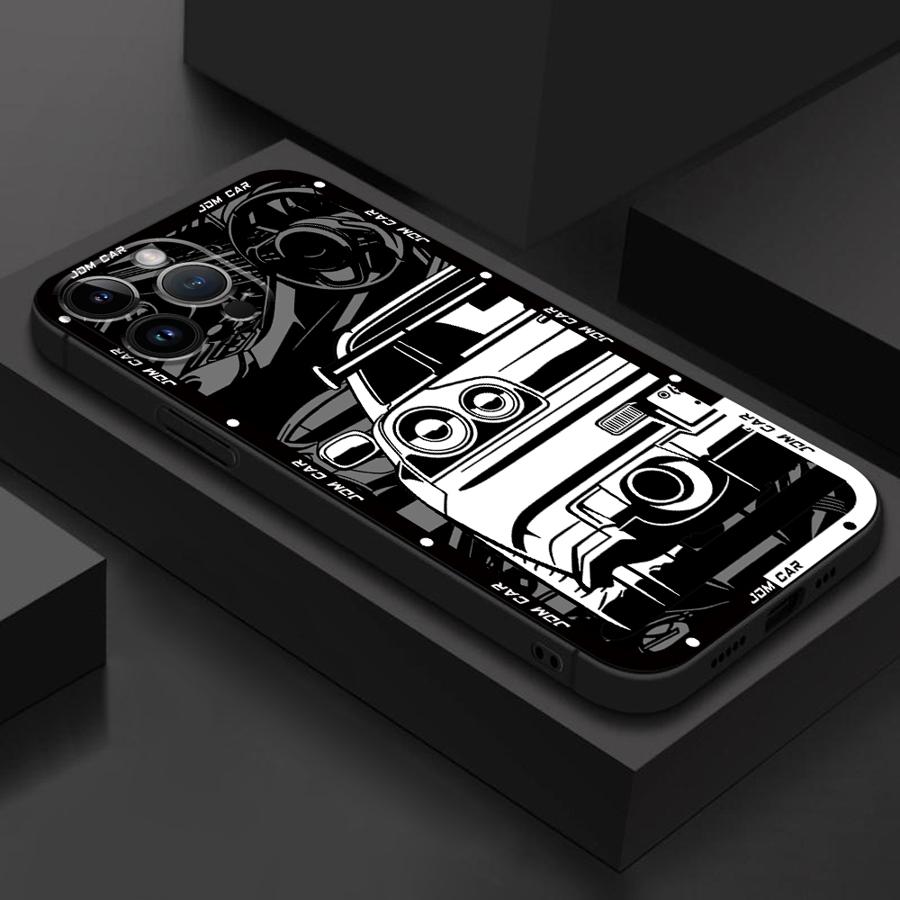 

JDM Sport Car Phone Case for Google Pixel 9 Pro XL 7a 8 Pro 9a 6a 6 Pro 7 Pro 8a Soft Cover Google Pixel 7a
