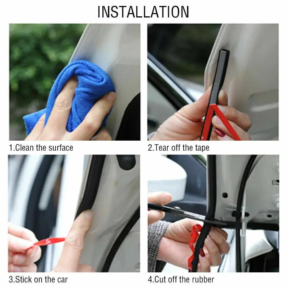 5m Door Weatherstrip Seal Strip Edge Rubber Sealing (On Door) for Ford Focus MK3 MK4 Ford C-Max MK2 1869692 Auto Door Strip