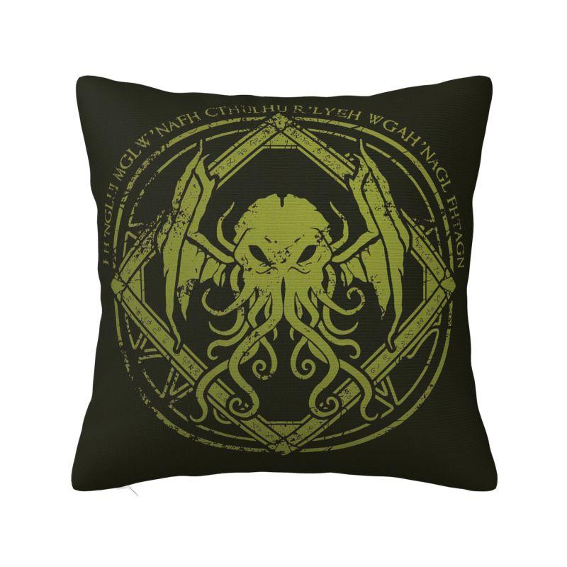 Custom Cthulhu Nordic Cool HP Lovecraft Cushion Cover Polyester The Old God of Rlyeh Pillow Case Home Decor