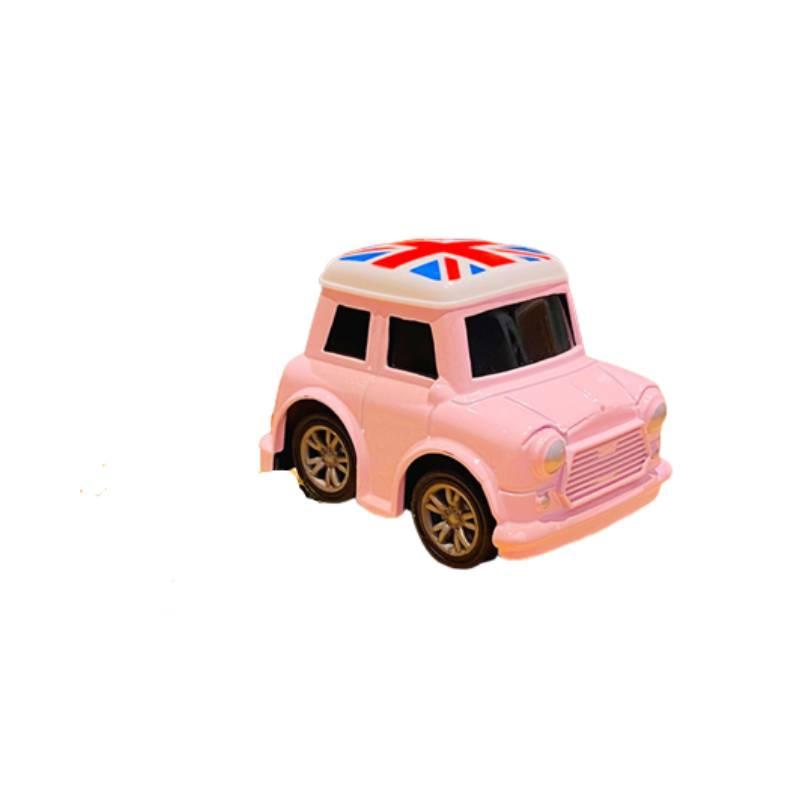 

Мультяшный сплав, инерционная машинка, брелок, такси, автобус, игрушечная машинка, подвеска для сумки, детские подарки розовый