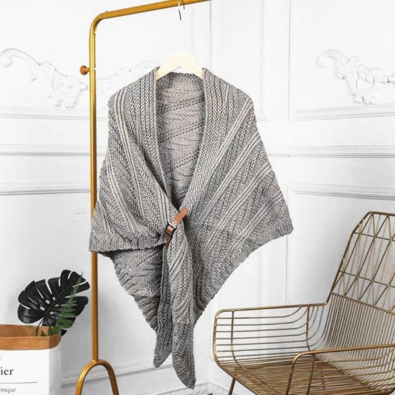 

Luxury Knitted Shawl Women Cashmere Poncho Bufanda Pashmina Lady Shawls Soft Designer Wraps Warm Travel Windproof Poncho