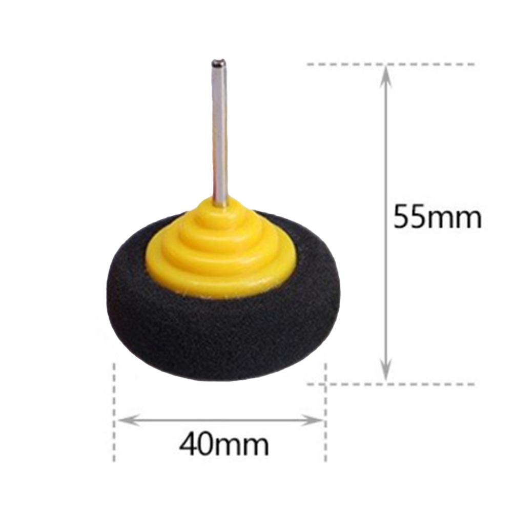 Mini Polishing Sponge Car Foam Drill Polishing Pad 3mm Shank Buffing Wheel Polishing Tools For Car Hub Steel Rim Burnishing