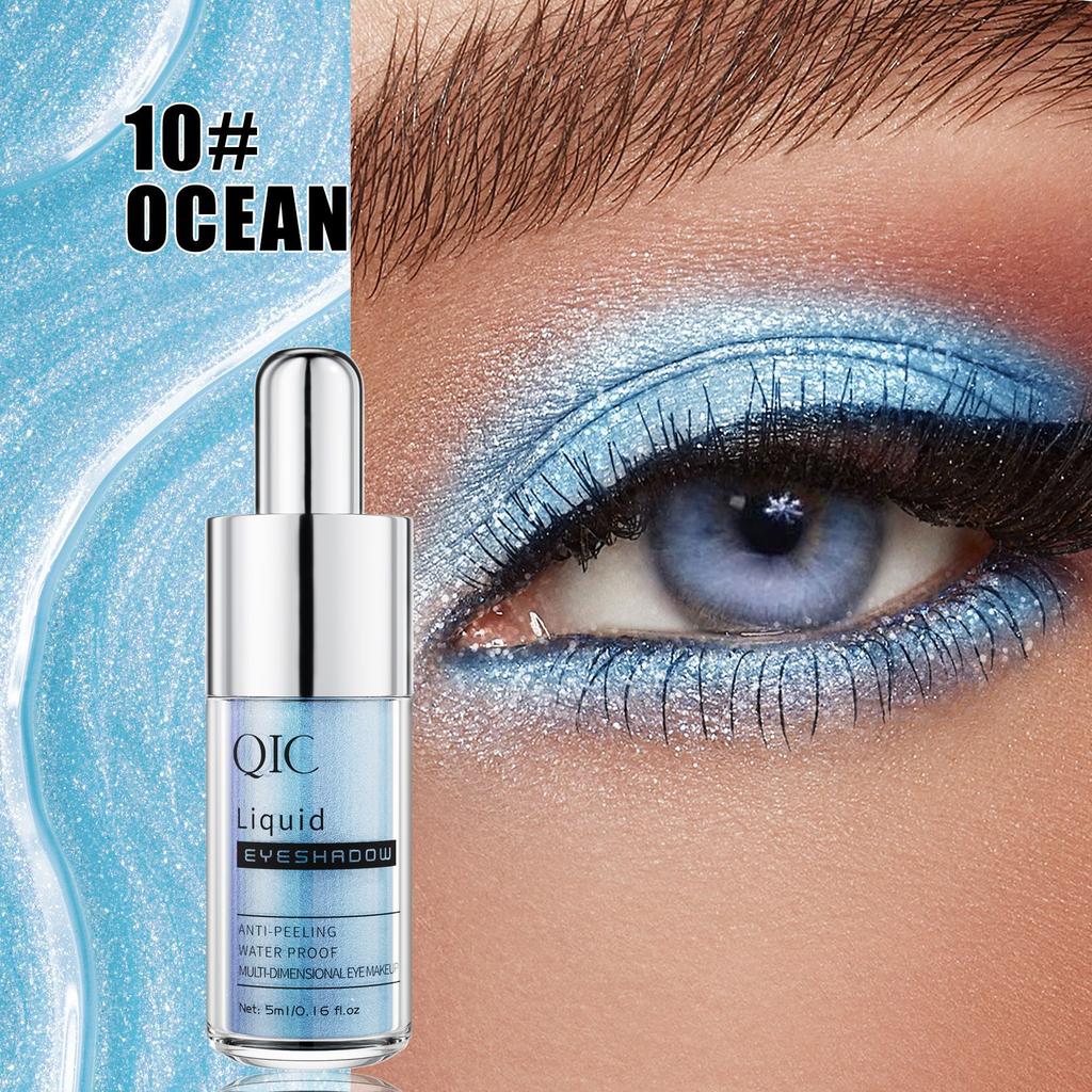 Shimmer Fine Liquid Liquid Eyeshadow High Light Eyeshadow Eye Makeup Lying Silkworm Pearl Super Sparkle Glitter Fine Glitter Powder