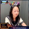 Creative Black Devil Headband: Fun Halloween Hair Accessory for Women