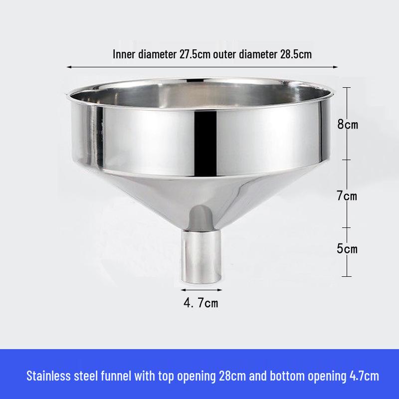 Heavy-Duty Stainless Steel Large Funnel for Industrial Fuel and Oil Press Machines