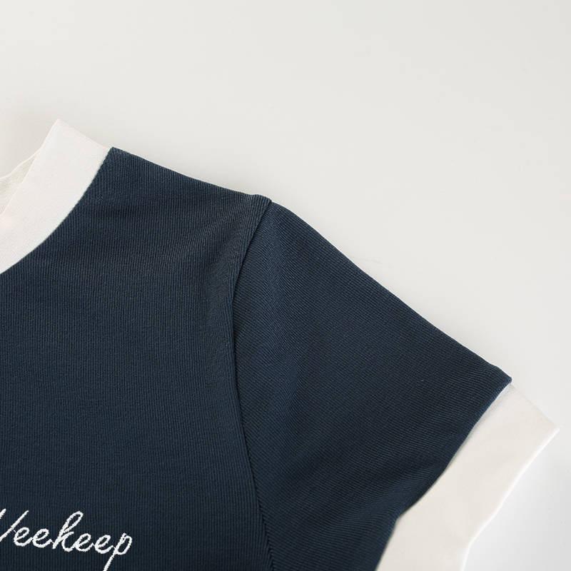 Fashion Casual Short Sleeve Women Skinny Bodysuit New O Neck Street Wear Simple Slim T-shirt 2024 Women's Summer Playsuit Simple Clothes 2464