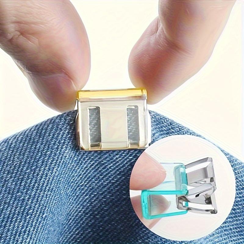 Invisible Hem Clips - Non-Slip Leg Fixing Clips - Seamless Hem Buttons - Non-Slip Shoe Shaping Tools for DIY Clothing