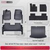 TPE Surround Titanium 7 Car Floor Mats with Leopard Print Door Sill - 2025 Edition