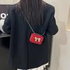 Mini Beautiful Bow Solid Color Sweet Small Square Bag Summer New Product Chain Shoulder Messenger Bag Women