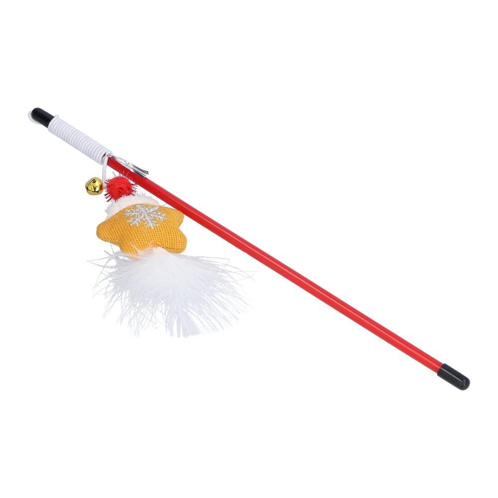 Star Type Cat Wand Toy 30cm Cat Exercise Toy Funny Fun Cat Stick for Training Exerciser