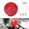 NEW Racing Marble Style Round Ball Gear Shift Knob With 3 Adapters For Most Cars Interior Accessories