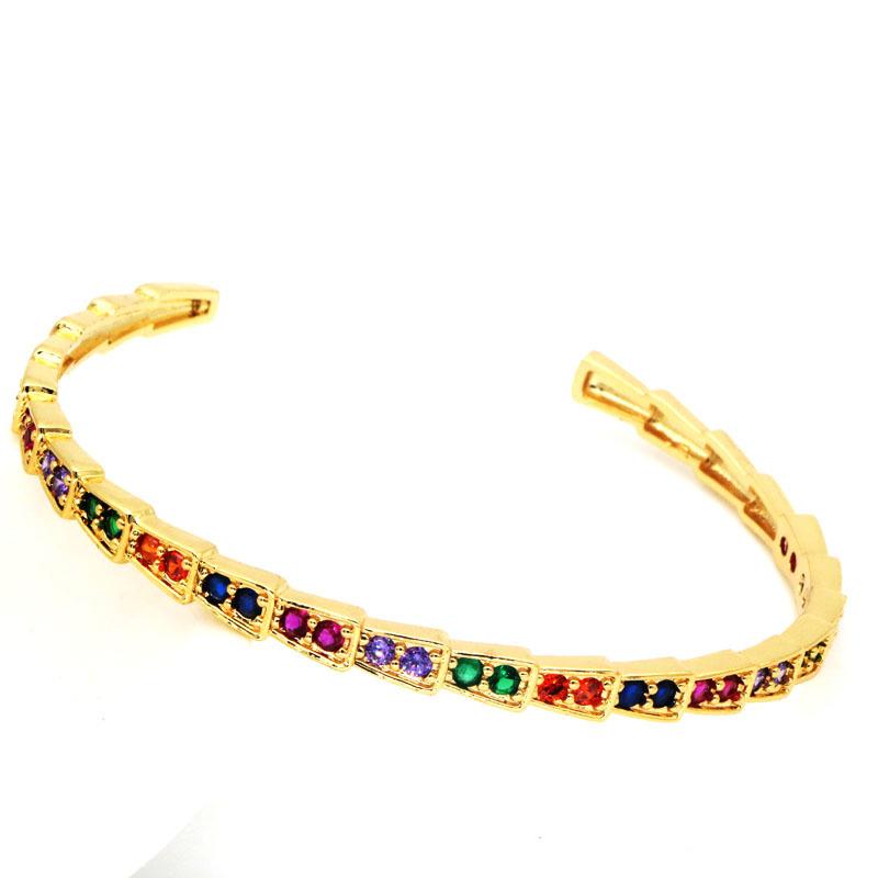 

Hand jewelry easiest for match bracelet insniche stylecasualelegantcolorful snake bone zircon bracelet bracelet