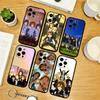 Anime K-ON Phone Case Silicone Soft For IPhone 17 16 15 14 13 12 11 X XR Plus Pro Max Plus