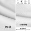 CHARMLEAKS Tennis Dress for Women Workout Dress with Built-in Bra & Shorts Pockets Athletic Dress for Exercise Golf Dresses