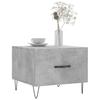 Coffee Tables 2 Pcs Concrete Grey 50x50x40 Cm Particleboard