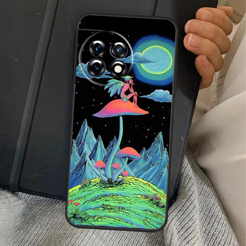 Psychedelic Trippy Art Case For OnePlus Nord 5 CE 2 3 4 Lite N20 N30 OnePlus 15 13 12 11 10T 10R 12R 13R 13T Cover