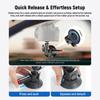 Neewer Vacuum Suction Cup Mount 3-inch Ball Head Magic Arm Smartphone and Action Camera Adapter Aluminum Quick Release Car Mount with 1/4" and 3/8"