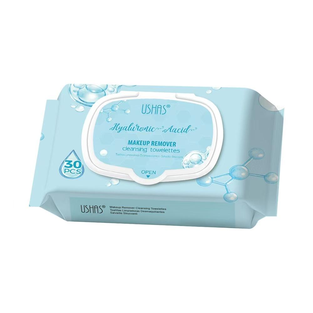 BUY 1 GET 1 FREE INCLUDES 2 PACKS Gentle Disposable Makeup Remover Wipes HA626 - Non-Irritating Cleansing Wipes