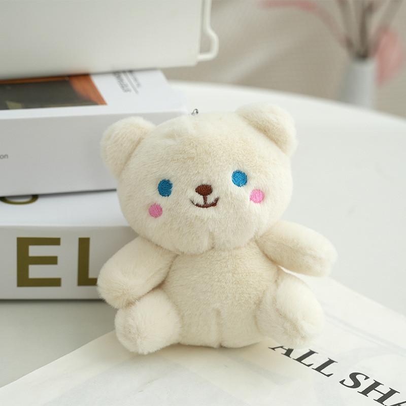 Adorable Teddy Plush Keychain With Pp Cotton Filling And Soft Yutu Fur Material