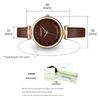Julius Design Women's Caramel Leather Band Wristwatch A-1313 (Option 4)