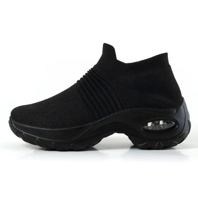 Sneakers Ortopediche con Rialzo per Donna Scarpe da Passeggio con Zeppa Bianche Nere Rosse Calzature Casual da Esterno da Donna