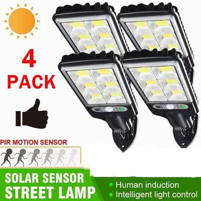 1/2/4 PACK Solar Light Outdoor Super Bright Solar Powered Lamp Sunlight Wall Light IP65 Waterproof PIR Motion Sensor Street Light