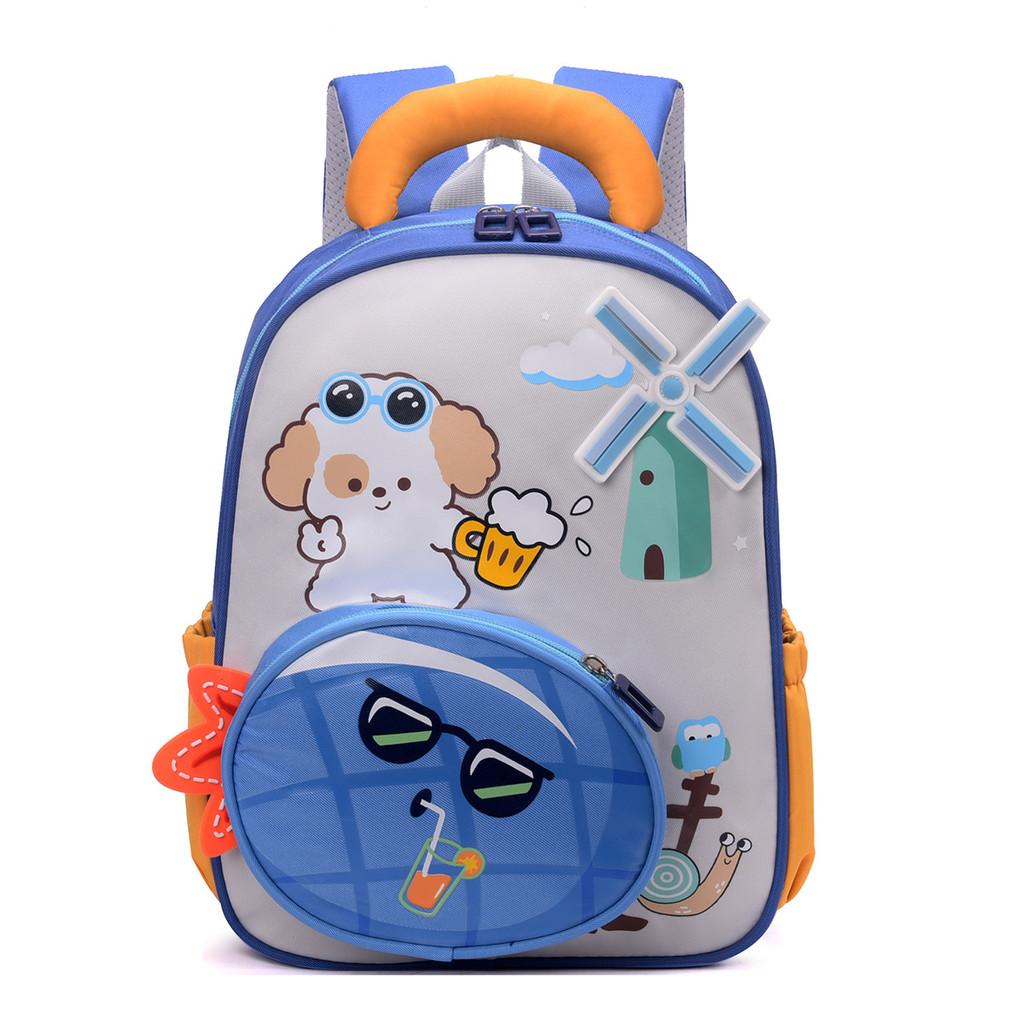 Cartoon Kids School Backpack With Breathable Oxford Fabric For Preschool Children