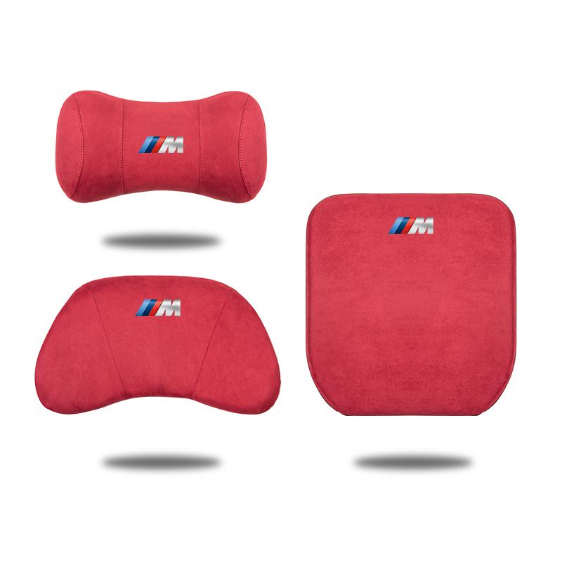 BBYX8 New 2025 For BMW Headrest Waist Support New 3 Series 5 Series x1x2x3x5x6GT Neck Pillow Pillow Automotive Interior Decoration Pro
