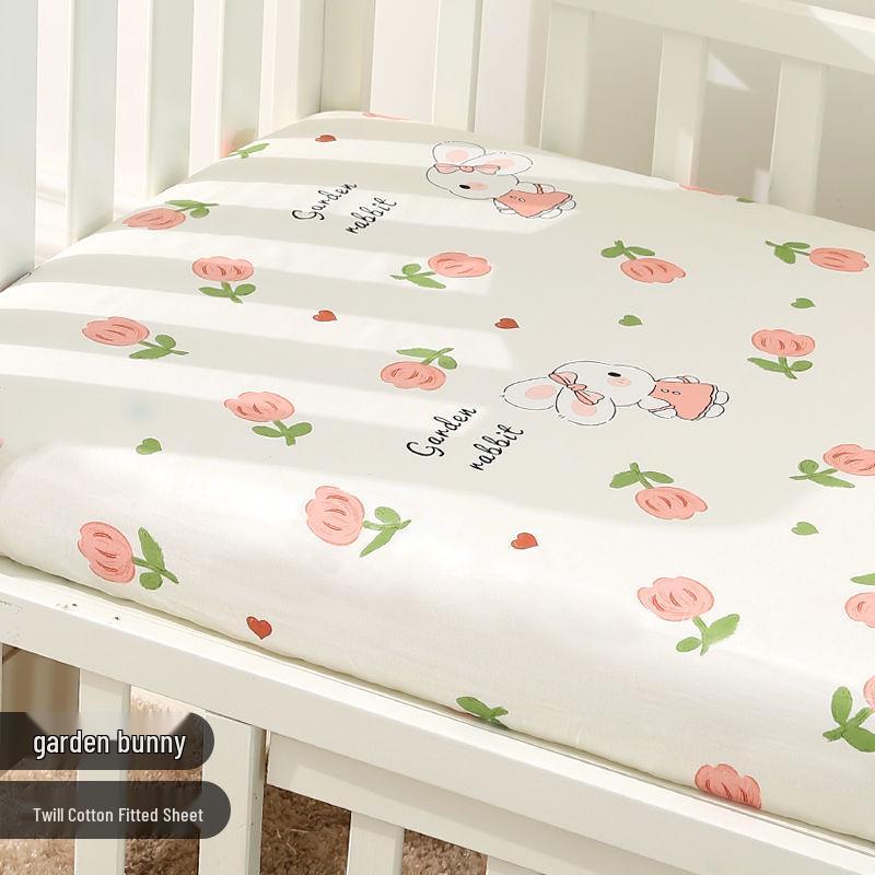 Customizable Soft Breathable Baby Crib and Kids Bed Mattress Cover