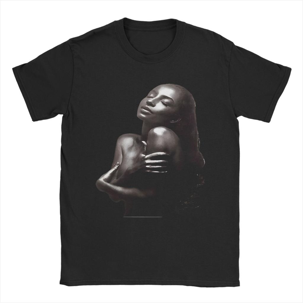 SSade Adu Singer T Shirt Mens Pure Cotton Funny TShirts Crewneck Tee Shirt Short Sleeve Tops Party