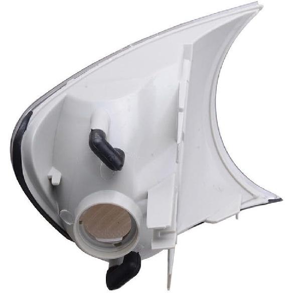 Front Corner Light Housing 63126904299 63126904300, Side Marker Light Lens Cover, 1998-2001 Compatible with BMW E46 2-Door - Clear Lens