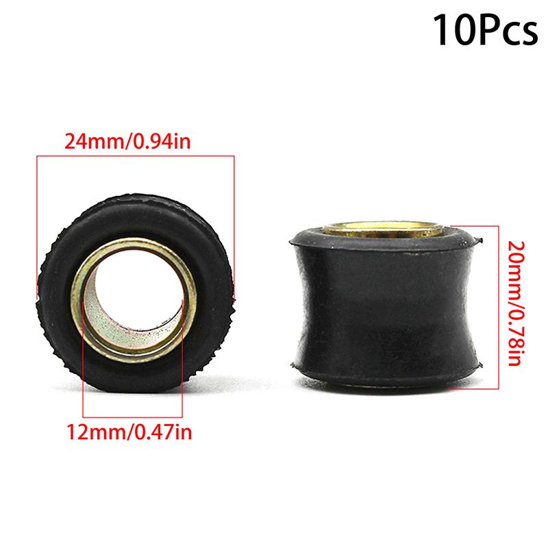 Motorcycle Scooter Rear Shock Absorber Bushing Rubber Ring Wheel Damper Bush Bushing Motorcycle Equipments Parts