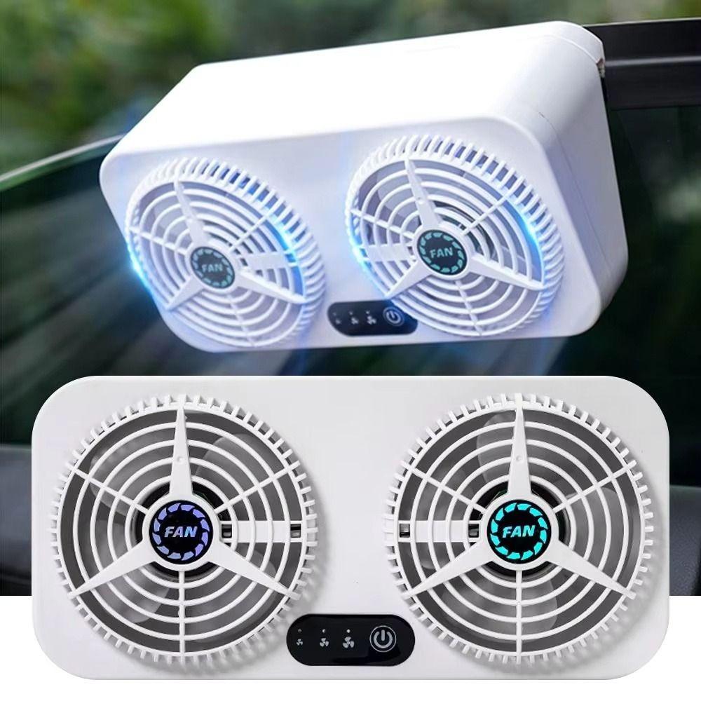 5W Power Car Exhaust Fan 3 Levels Adjustable Car Ventilator Car Cooler Fan Auto Air Vent