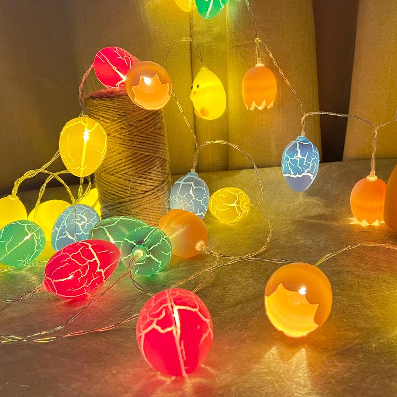60cm Easter LED Birch Light Tree Decorations For Home Table Easter Egg Ornament Hanging Organic Tree Happy Easter Party Supplies