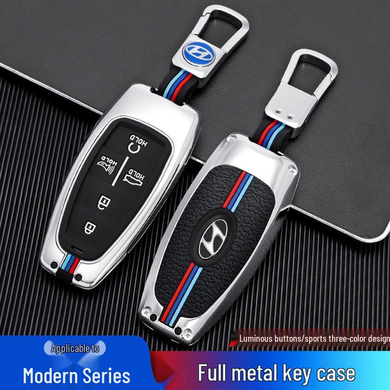 Fifth-Gen Hyundai Tucson L Car Key Case and Metal Shell