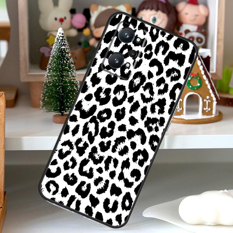 Leopard Print Pattern Cow For OPPO Realme C55 C35 C33 C31 C30 C25 C21Y C11 GT Neo 5 3T 2T Realme 10 9 11 Pro Plus Case