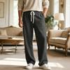2026 New Style European Loose-Fitting New Style Casual Straight Knitted Ribbed Outdoor Date and Sport Pants European Size